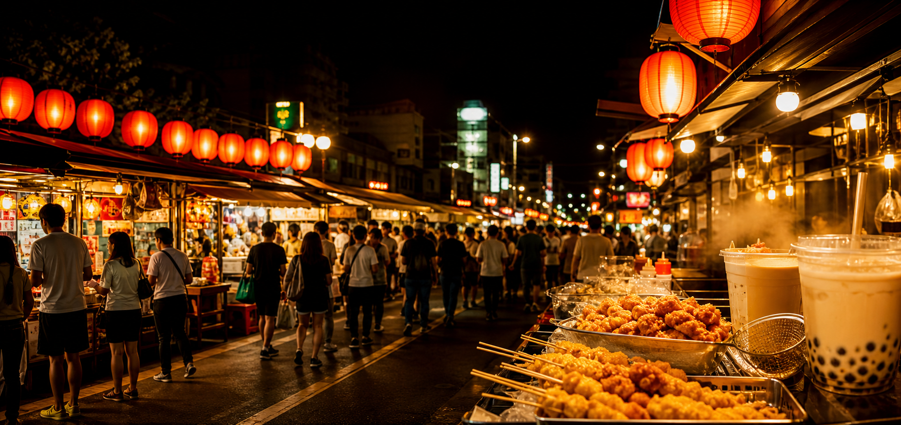 夜市人潮(示意圖)