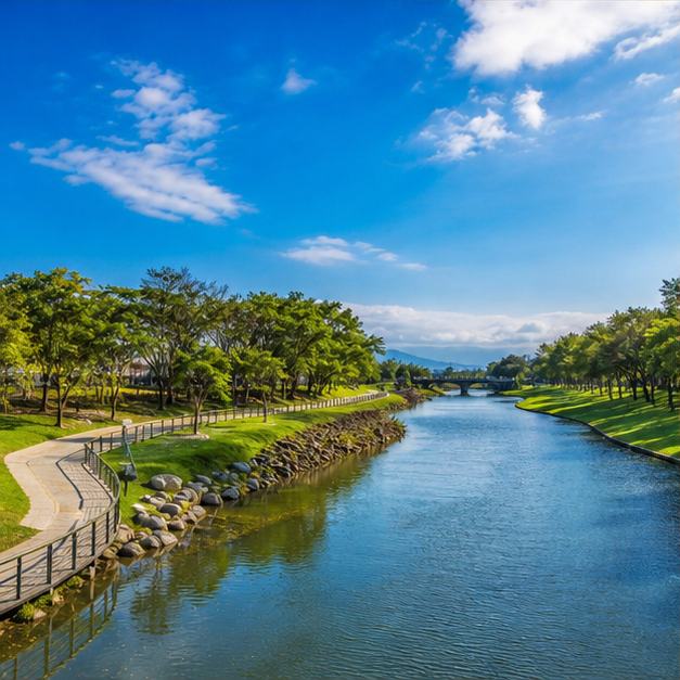 田園開闊景象(示意圖)